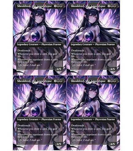 Amazon.com: 4x | Omniscience | Anime | Full Art | Foil or Non-Foil